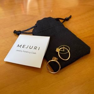 Mejuri Gold Vermeil Circle Earrings
